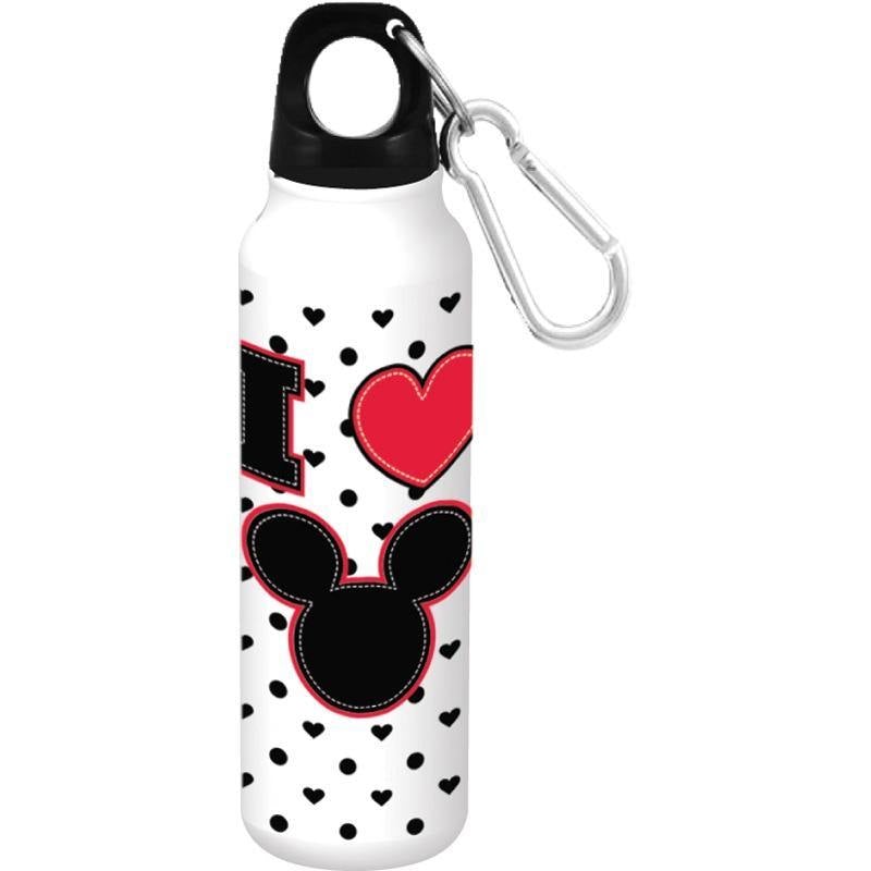 Disney Mickey Heart Aluminum Water Bottle