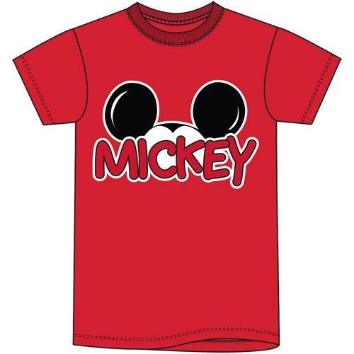 Disney Mickey Mouse Matching Family Youth Shirt Medium Red