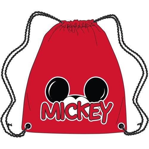 Disney Mickey Mouse Ears Drawstring Tote Bag Backpack