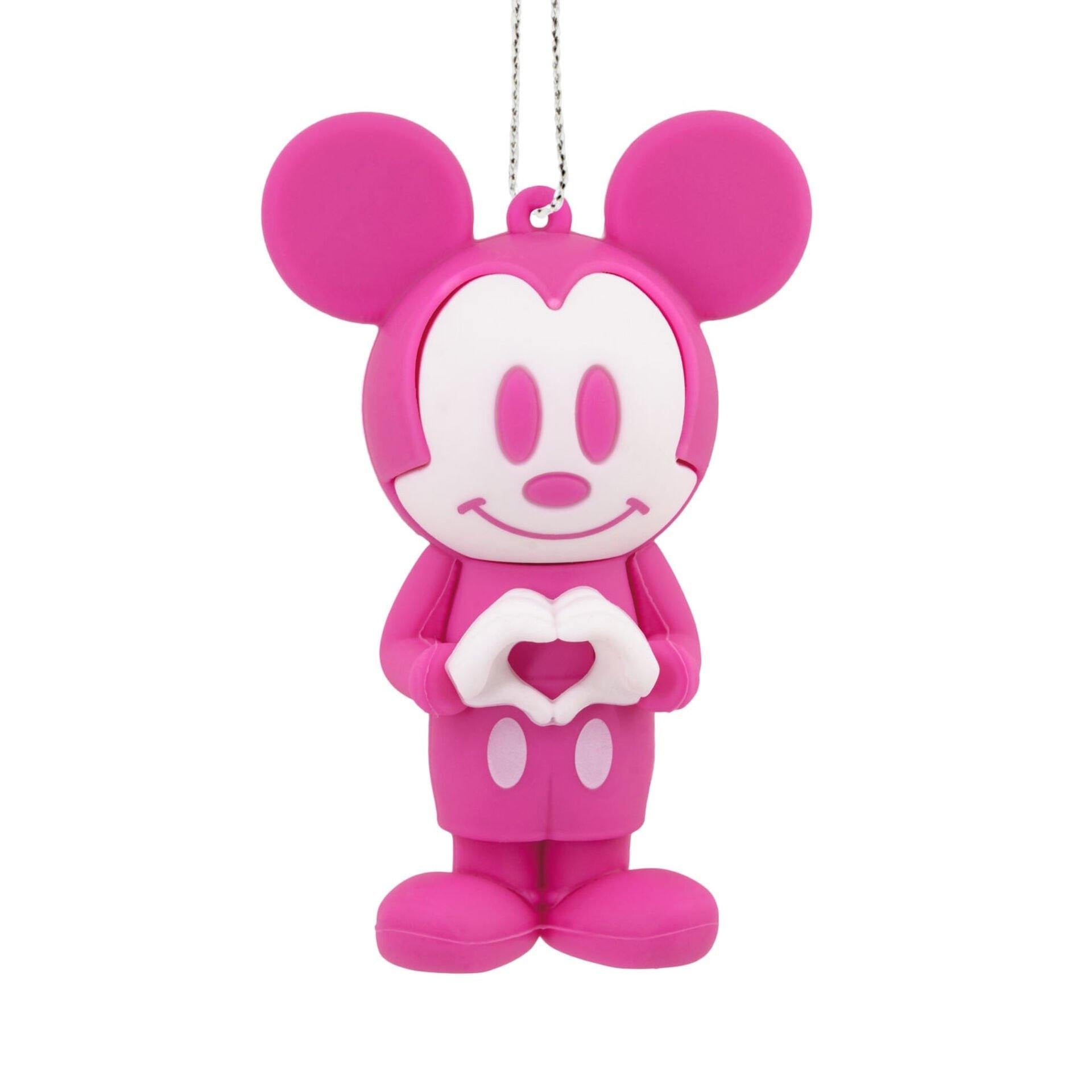 Disney Mickey Mouse Heart Hallmark Ornament, Pink