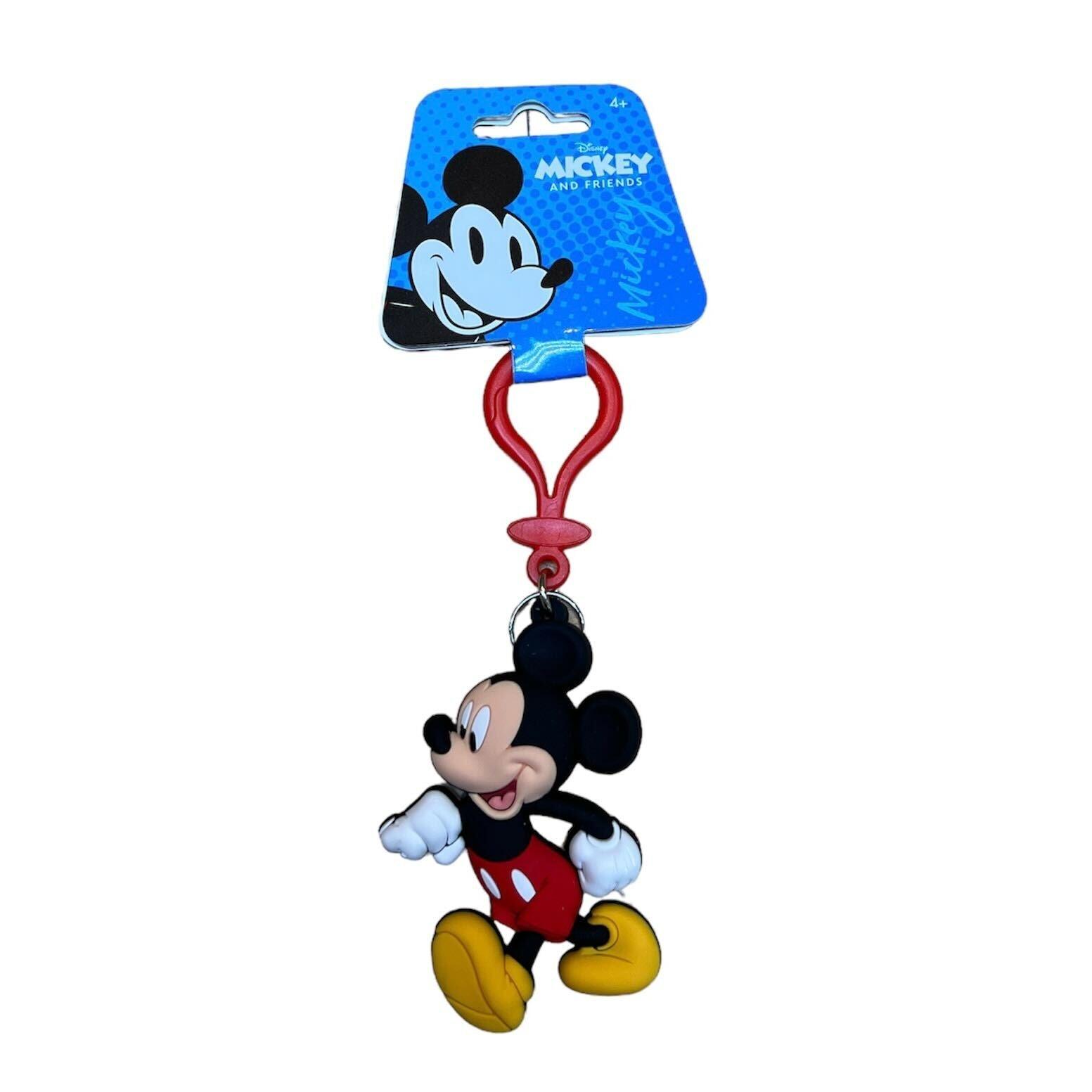 Disney Mickey (Walking) Soft Touch PVC Bag Clip