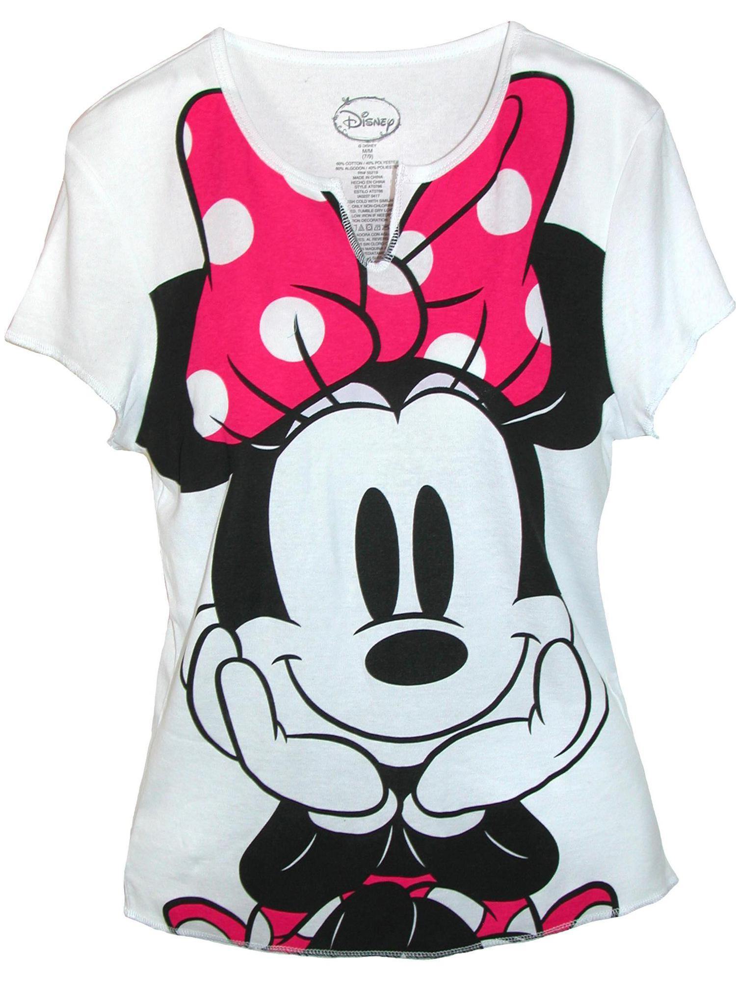 Disney Minnie Mouscapade Knit Vneck Athleisure Top