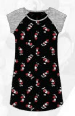 Disney Minnie Mouse Poses Black Dorm Shirt