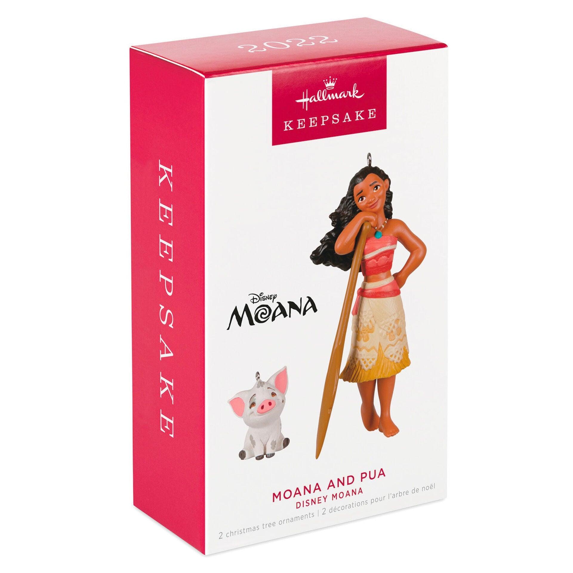 Disney Moana and Pua Ornaments, Set of 2