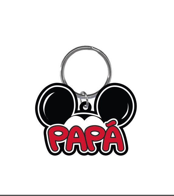 Disney Papa Laser Cut Keychain