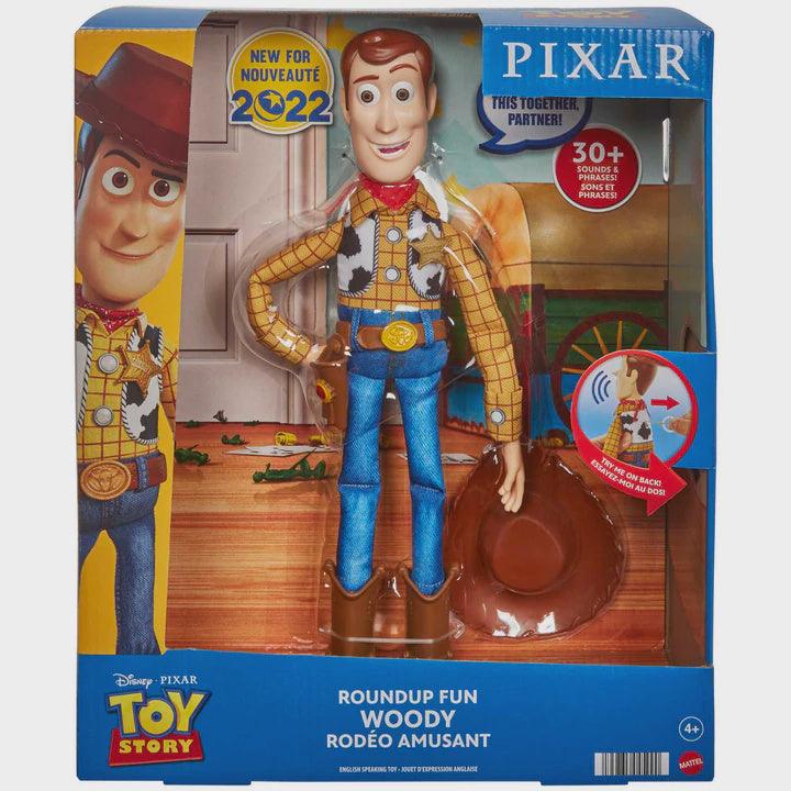 Disney Pixar Toy Story Roundup Fun Woody Large Talking Figure