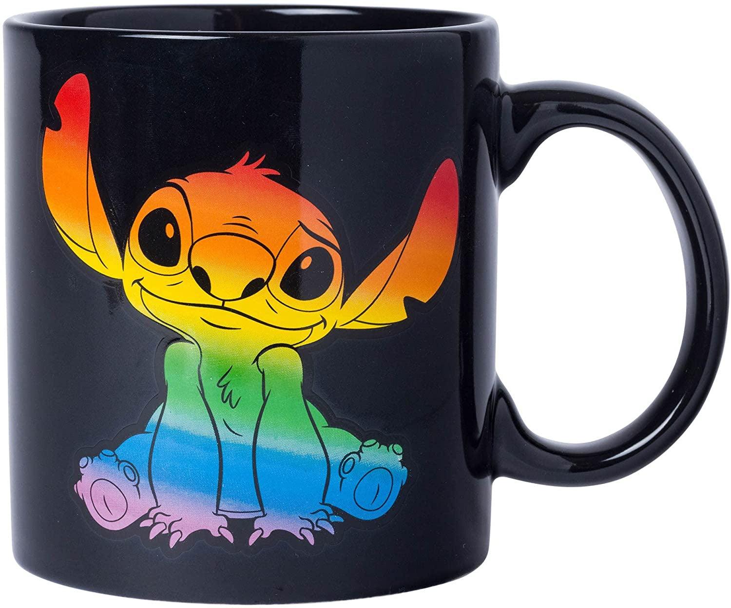 Disney Pride Stitch Ohana Means Family Ceramic Coffee Mug