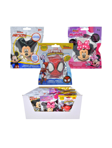Disney Squishy Character Assortment in Display Box 1pc