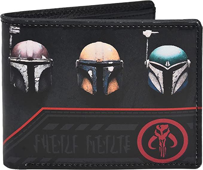 Disney Star Wars Mandalorian Slim Bifold Travel Wallet