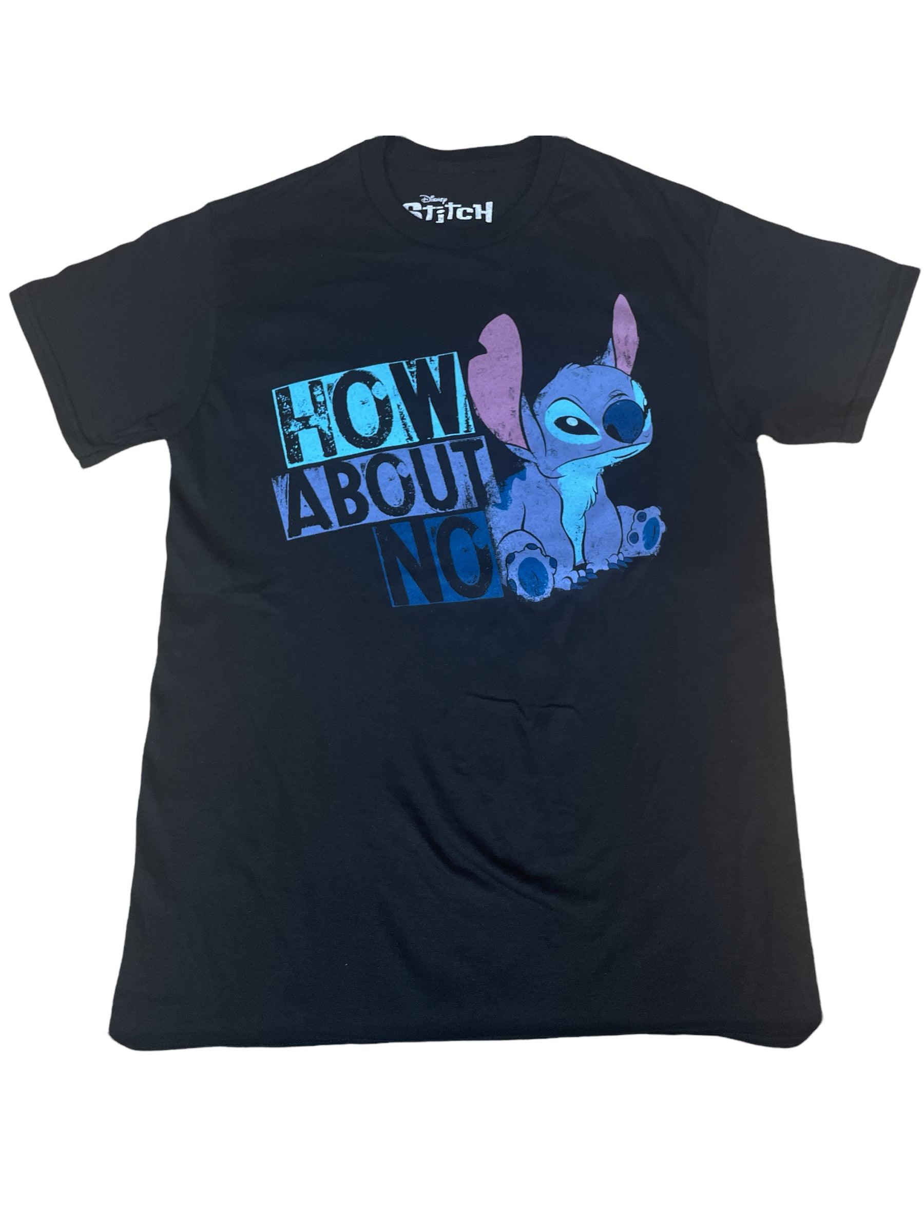 Disney Stitch How About No Disneyland World Funny Tee