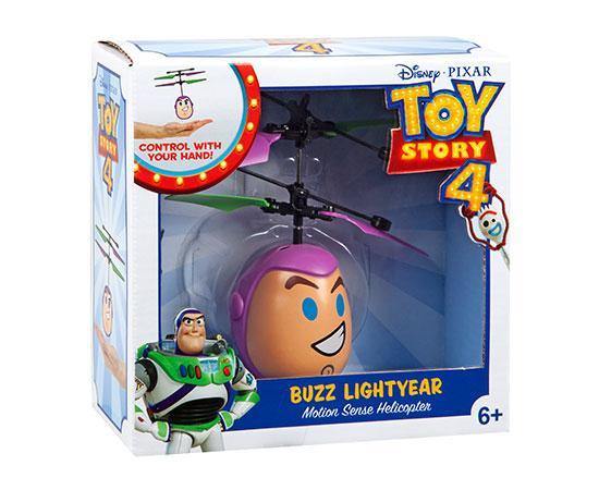 Disney Toy Story Buzz Lightyear Flying Motion Sensing Helicopter