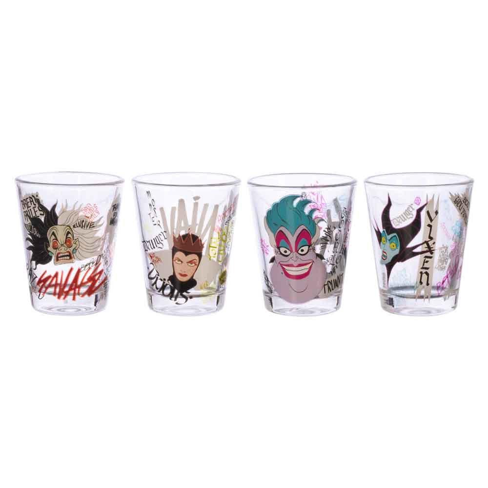 Disney Villains 2 oz. Shot Glass Set of 4