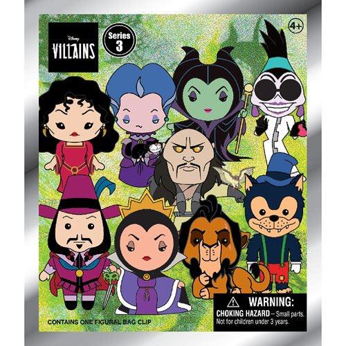 Disney Villains 3D Foam Bag Clip
