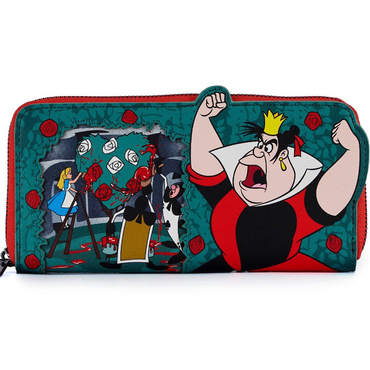Disney Villains Queen of Hearts Scene Series Zip-Around Wallet