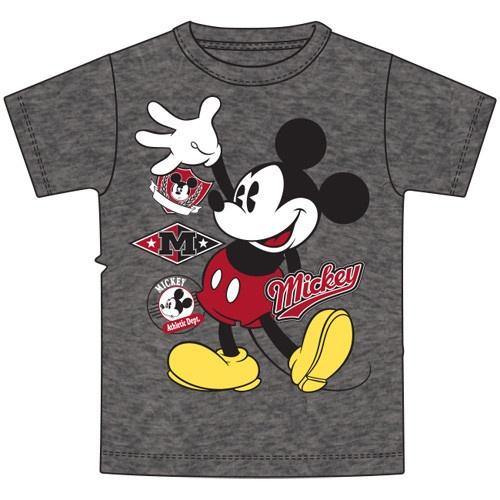 Disney Youth Boys Hi Mickey Tee, Gray