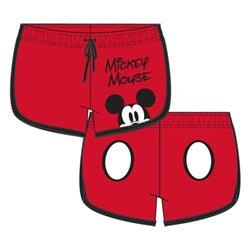 Disney Youth Girls Mickey Mouse Peeking Short Red
