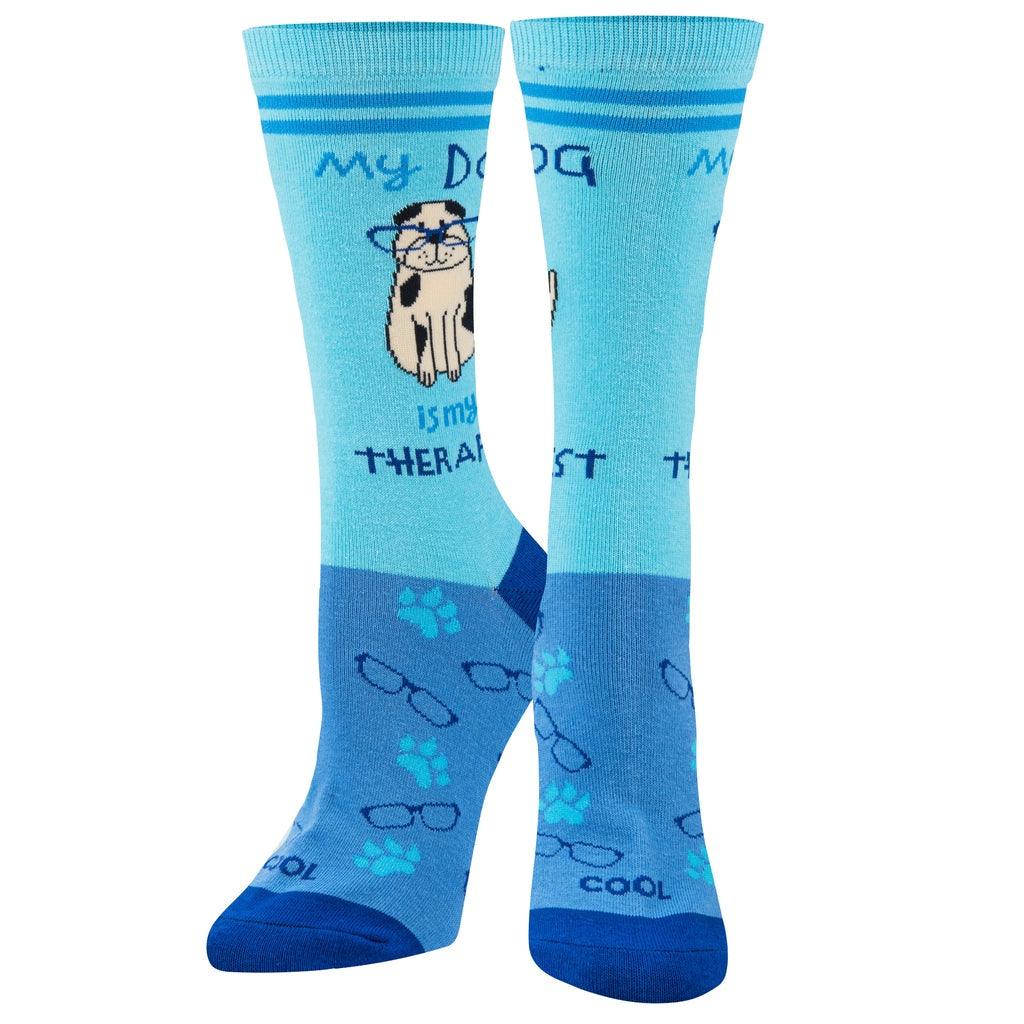 Dog Therapist - Cool Socks Womens Crew Folded