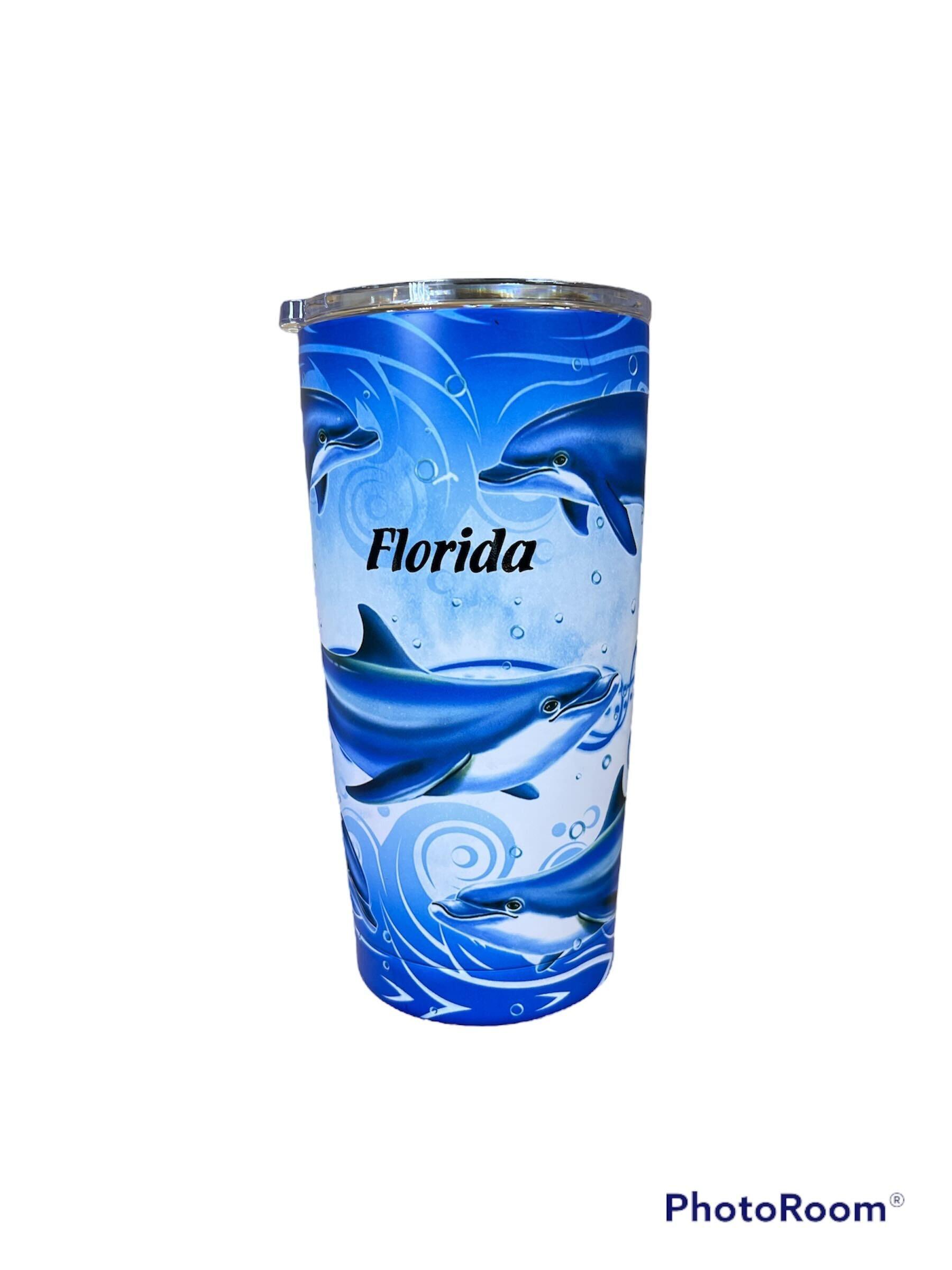 Dolphin Wrap Stainless 17oz. Tumbler