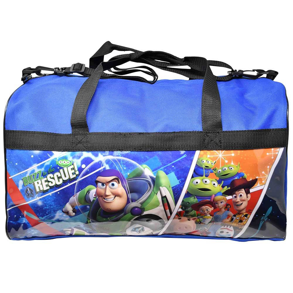 Toy Story 600D Polyester Duffle Bag with printed PVC Side Panels