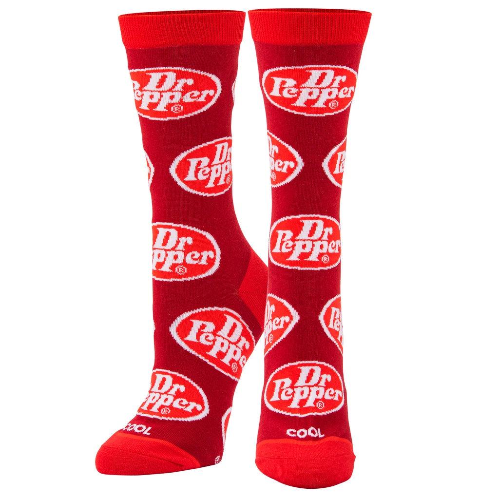 Dr Pepper Retro - Cool Socks Womens Crew Folded
