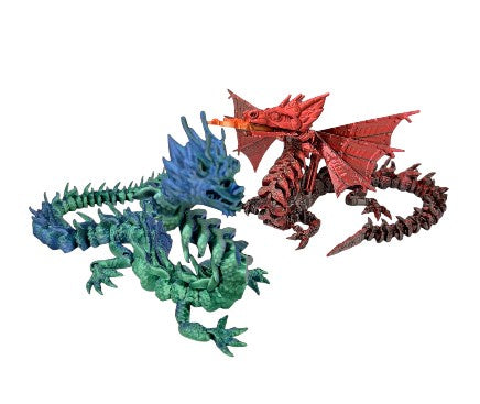 3D Printed Dragon Fidget Assrt