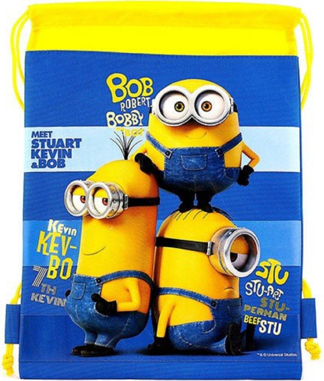 Drawstring Bag - Minions - Yellow/Blue