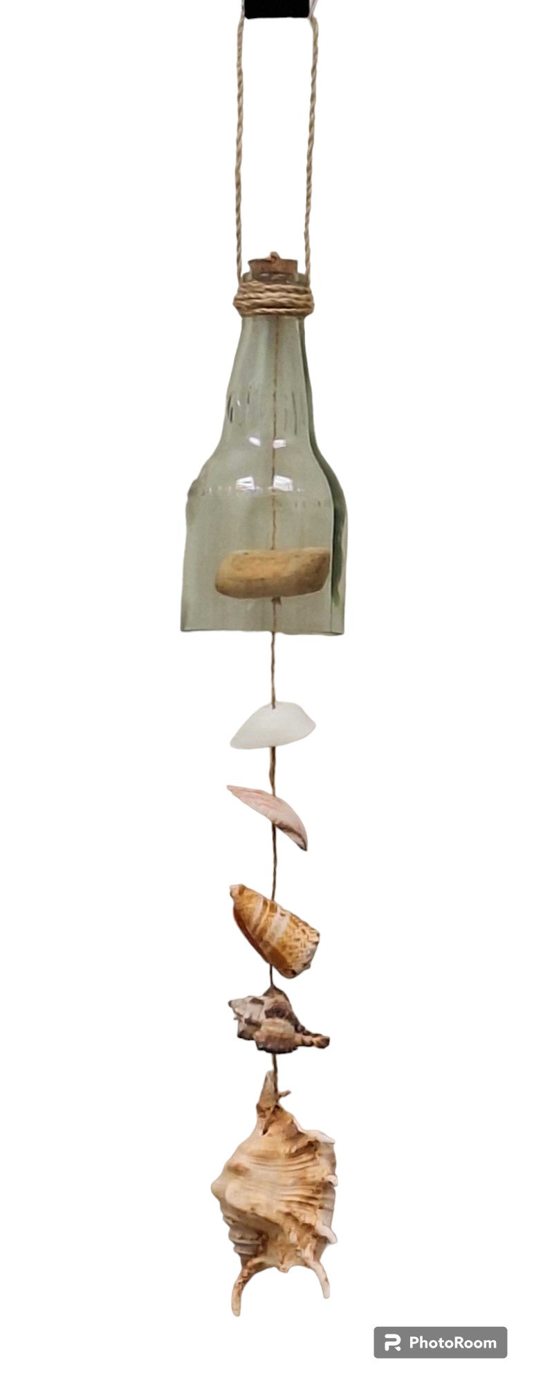 Driftwood & Shells Bottle Chime 18''