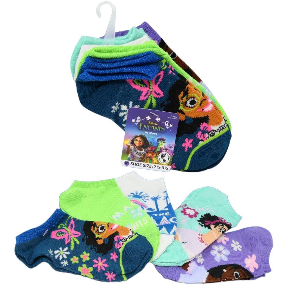 Encanto 5pk Ankle Socks Size 6-8.5