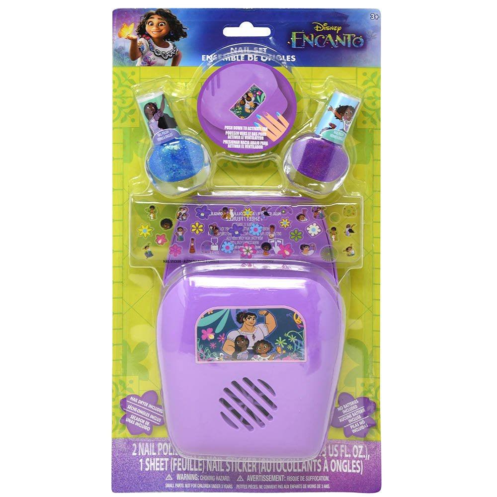 Encanto Mini Nail Dryer with Accessories on Card