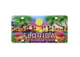 Florida Palms License Car/Plate