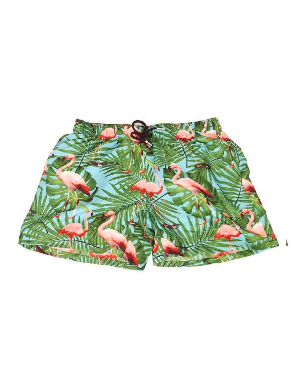 Flamingo Men's Hawaiian Short Assrt