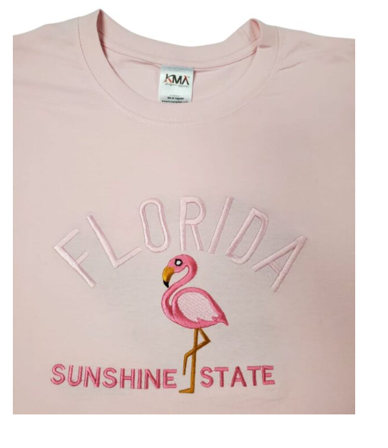 Adult Florida Flamingo Pink T-Shirt