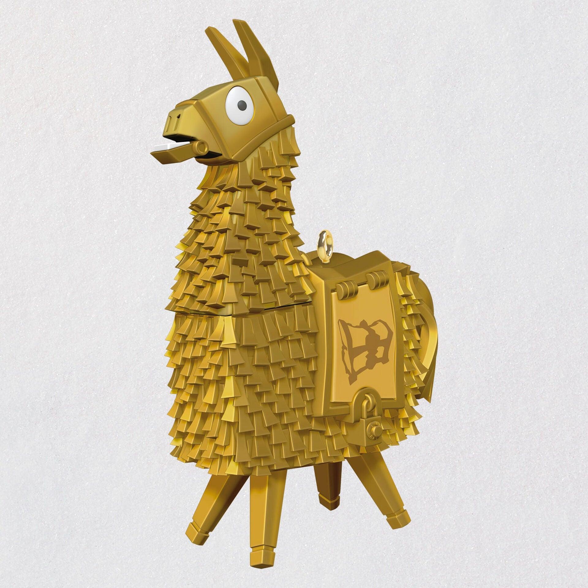Fortnite Golden Loot Llama Ornament