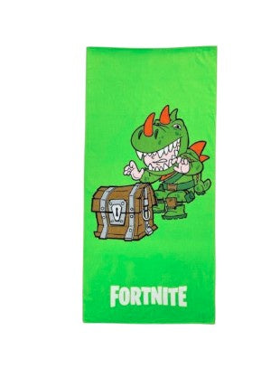 Jay Franco Fortnite Rex Bath/Pool/Beach Towel - Super Soft & Absorbent Fade Resistant Cotton Towel, Measures 28 inch x 58 inch (Official Fortnite Product)