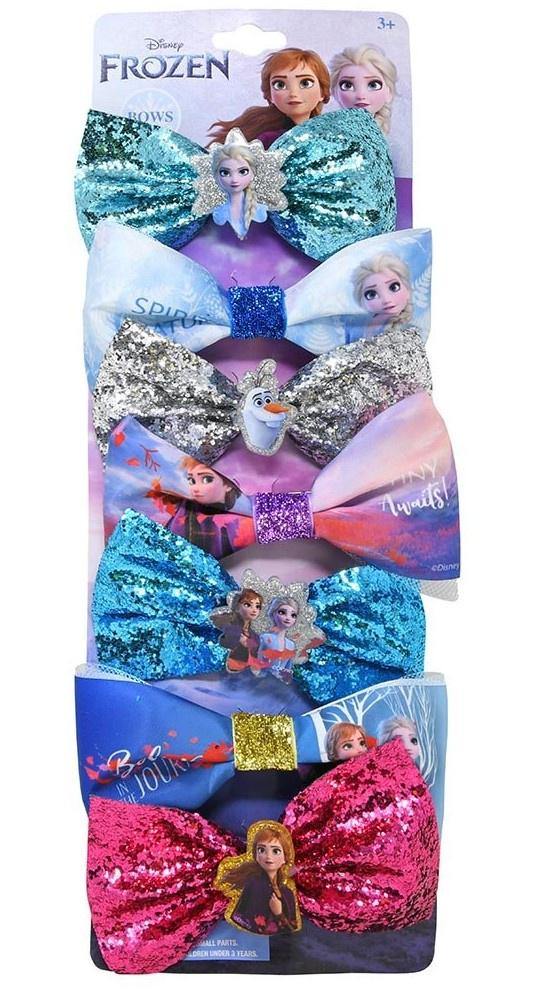 Frozen 2 Girls 7 Small Bow Bundle