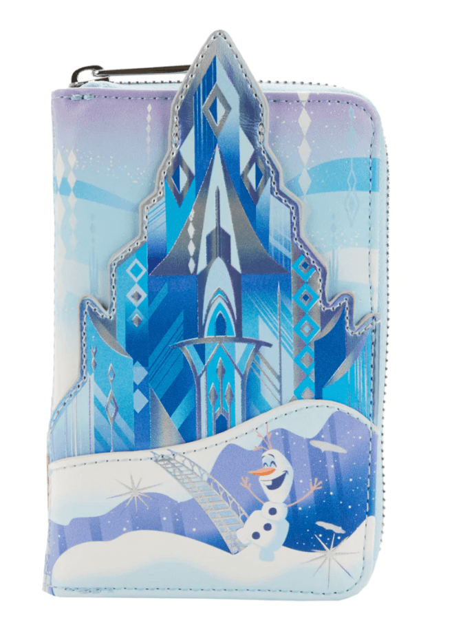 Frozen Queen Elsa Castle Zip Around Wallet