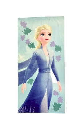 Frozen 2 Elsa Leaves 28" X 58" Bath/Pool/Beach Towel - Super Soft & Absorbent Fade Resistant Cotton Towel