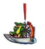 Gator Airboat 3" Ornament