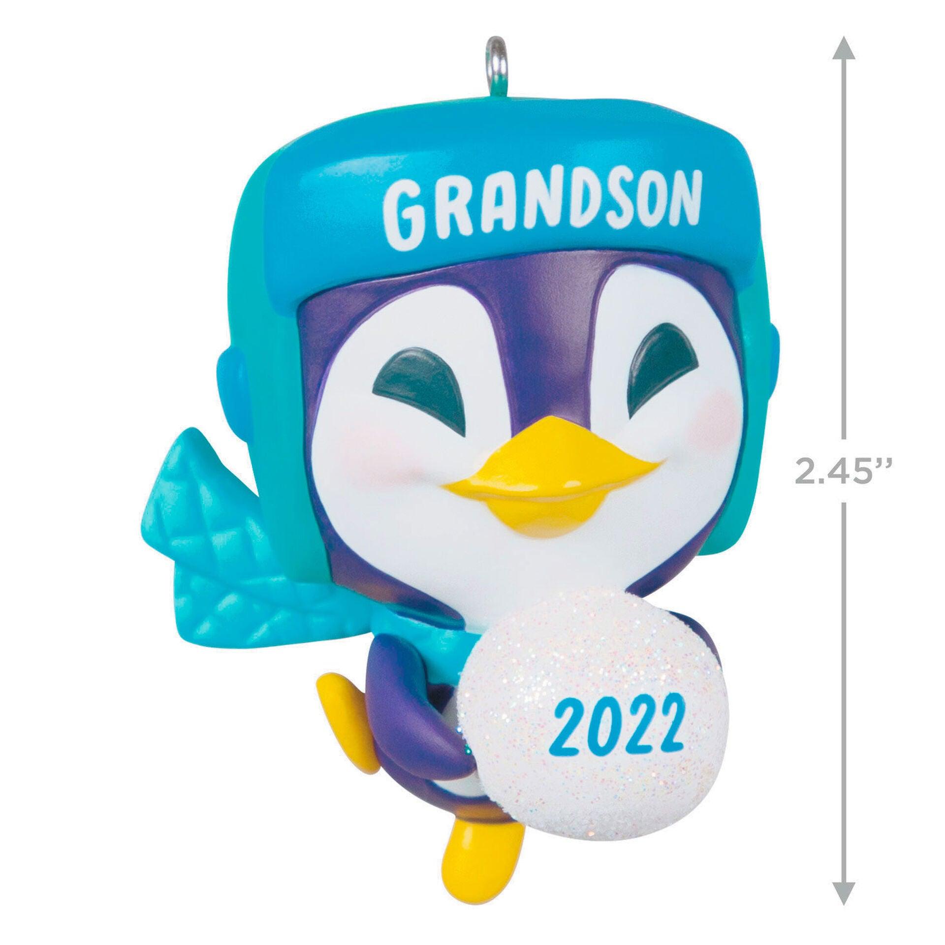 Grandson Penguin 2022 Ornament