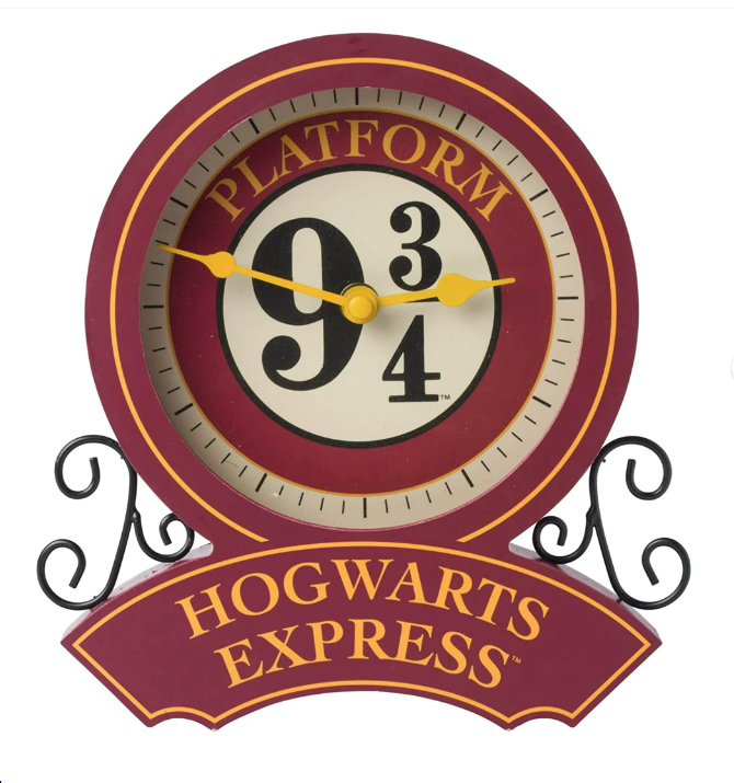 Harry Potter Platform 9 ¾ Station Express Desk Clock