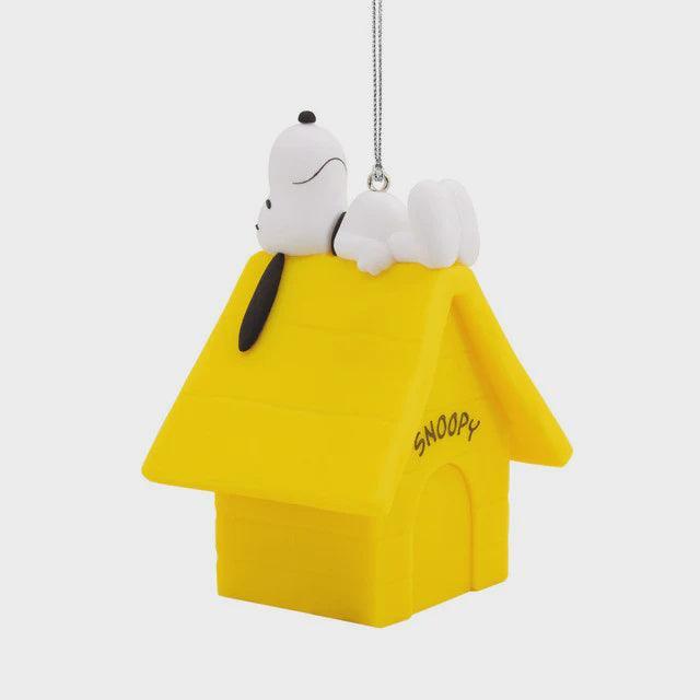 Hallmark Peanuts® Snoopy on Yellow Doghouse Hallmark Ornament