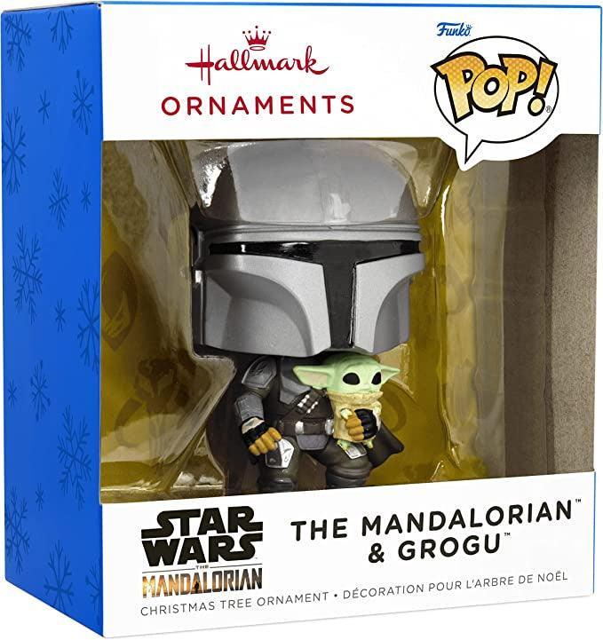 Star Wars The Mandalorian with Grogu Funko Pop! Hallmark Ornament
