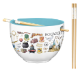 Harry Potter Hogwarts Destination  20oz Ceramic Ramen Bowl with Chopsticks