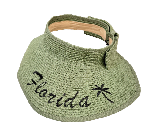 Florida Folding Paper Straw Hat