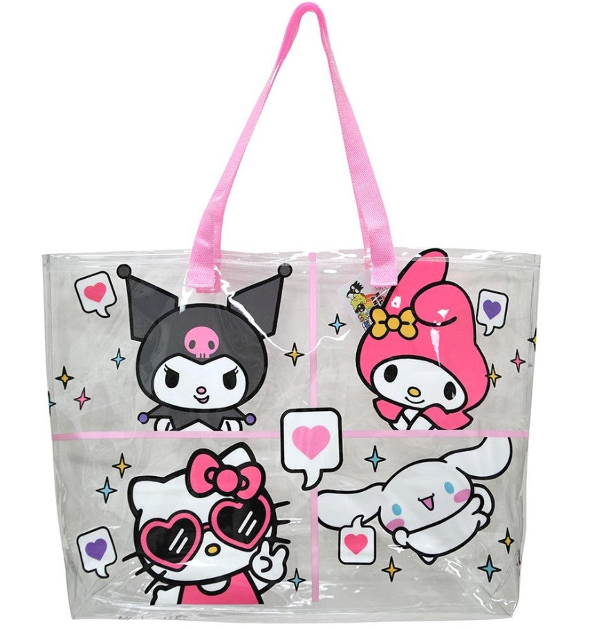 Hello Kitty & Friends Transparent Beach Tote Bag