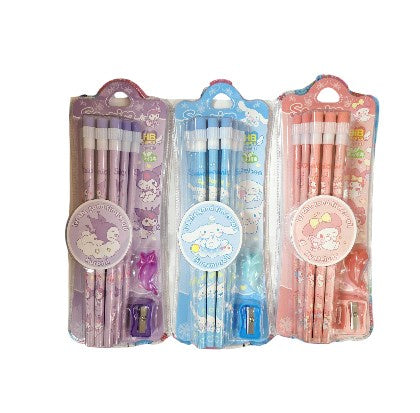 Hello Kitty & Friends Pencil with Sharpener Asst 1pc