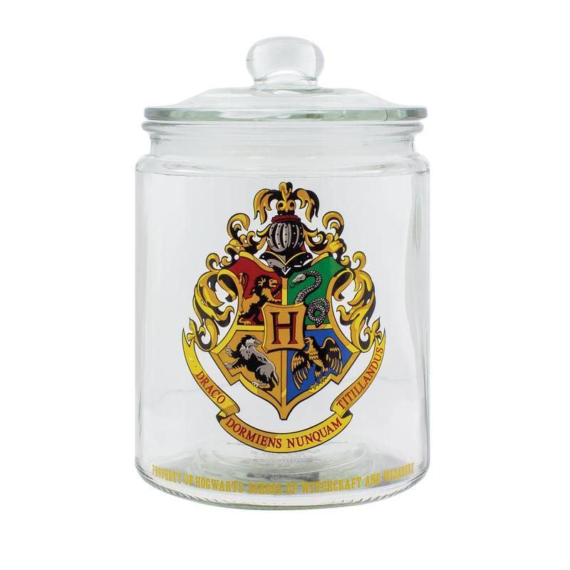 Hogwarts Glass Cookie Jar