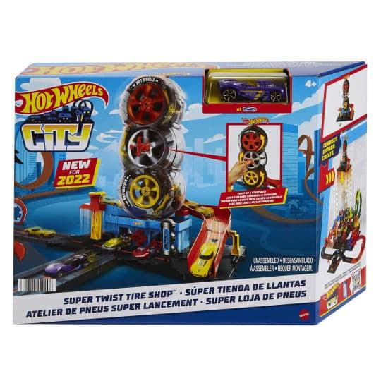 Hot Wheels City Speedy Pizza Pick-Up Track Set 