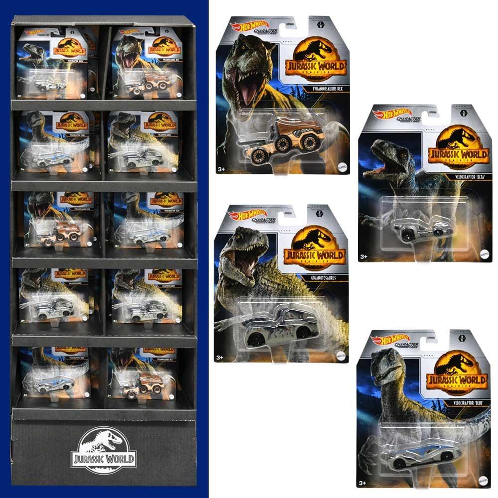 Hot Wheels Jurassic world Character Car