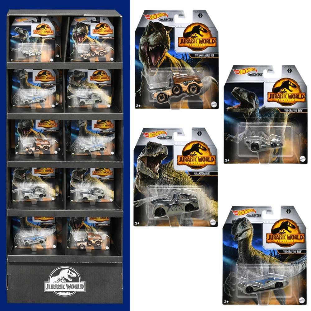 Hot Wheels Jurassic world 3 Character Car